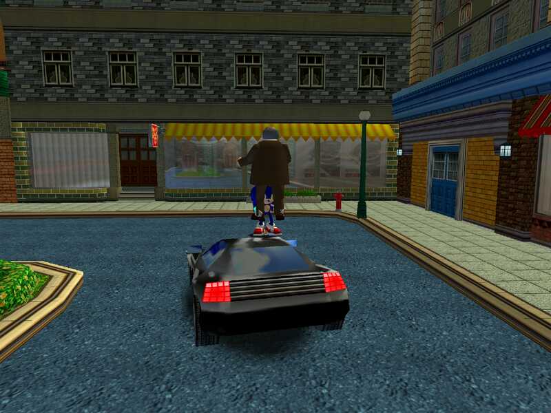 captura de tela de sonic adventure
